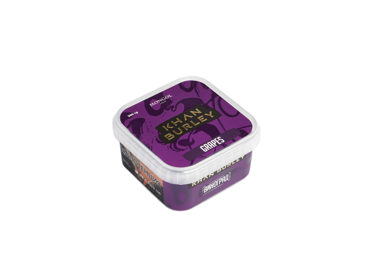 Табак для кальян - Khan Burley - GRAPES ( с ароматом винограда ) - 200 г