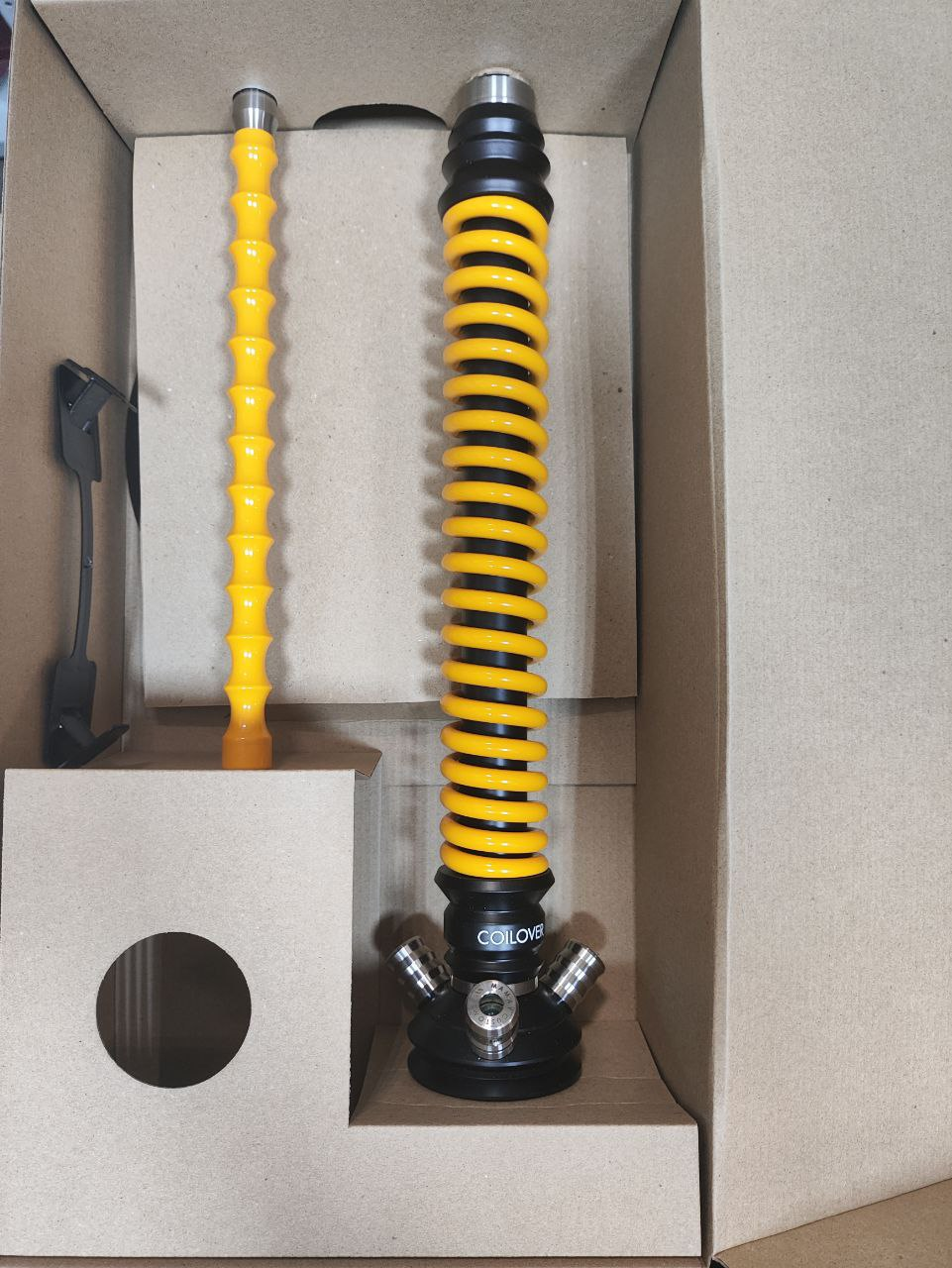 Кальян - Mamay - Coilovers - ( Черная шахта - желтая спираль ) - 1.17