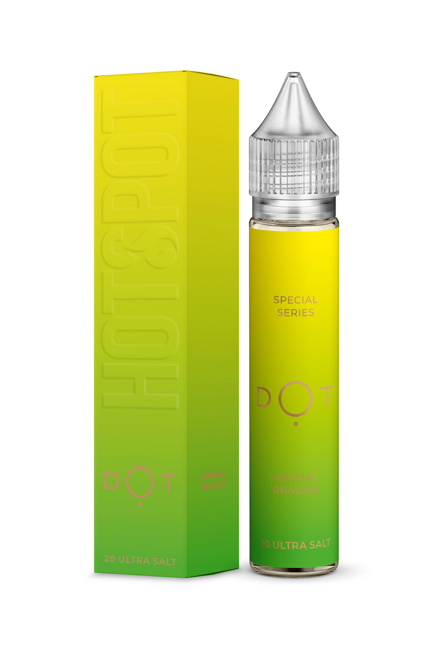 Жидкость - Hotspot DOT - Ultra S - Ананас Яблоко - 30 ml