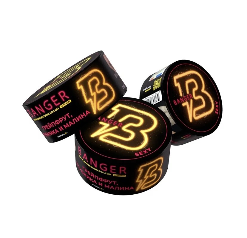 Табак для кальяна - Banger - Sexy - ( с ароматом  Грейпфрут Клубника Малина ) - 25 г
