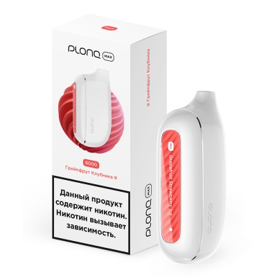 ЭСДН - Plonq Max 6000 - Грейпфрут Клубника