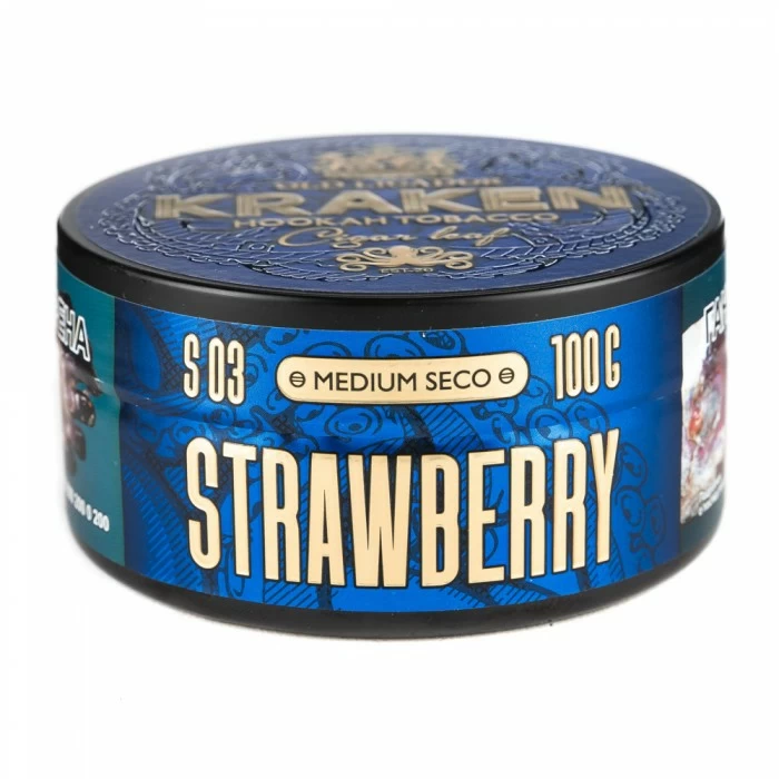 Табак для кальяна - Kraken - MS - Strawberry ( с ароматом клубника ) - 100 г