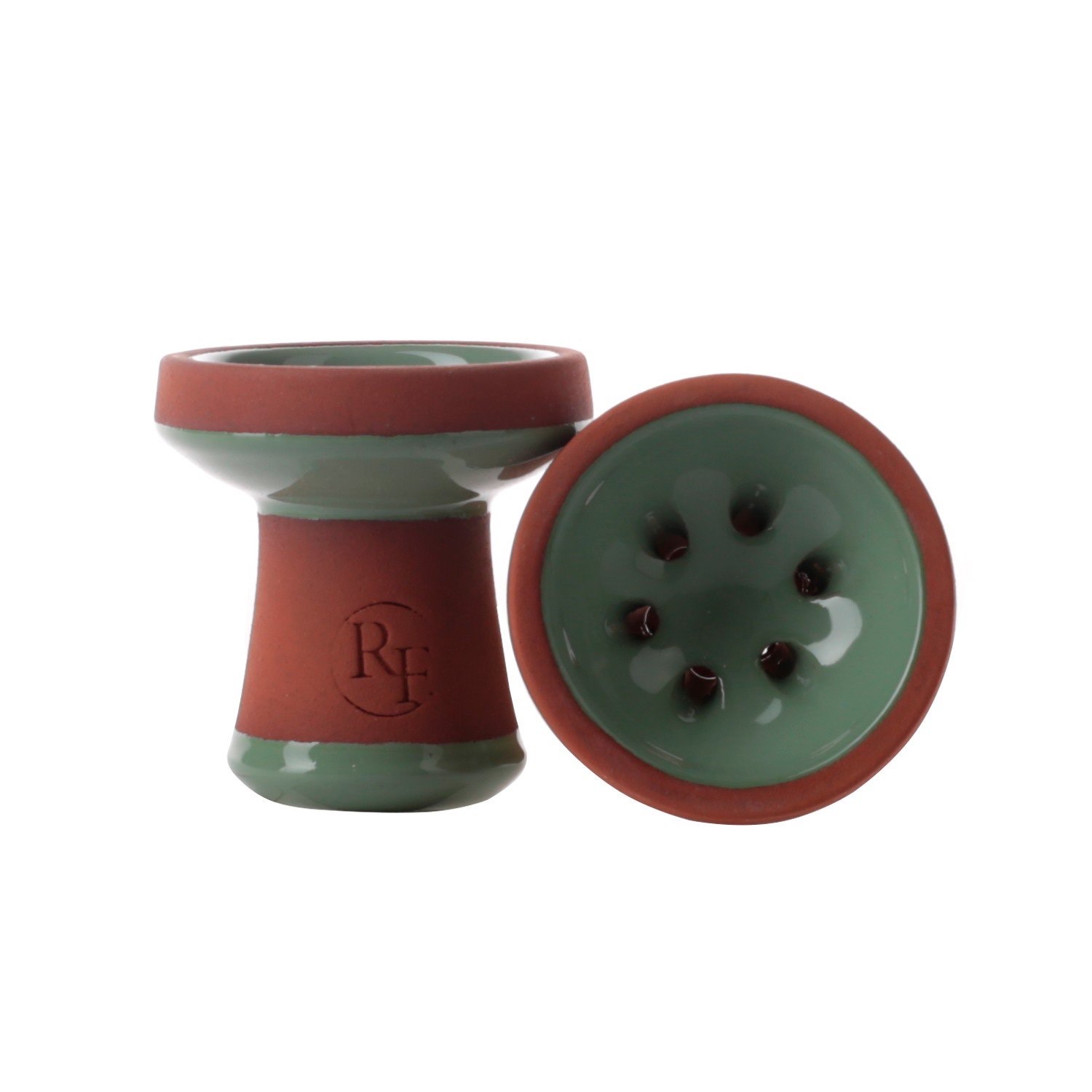 Чаша для кальяна - RF - Rainbow - Green ( фанэл )