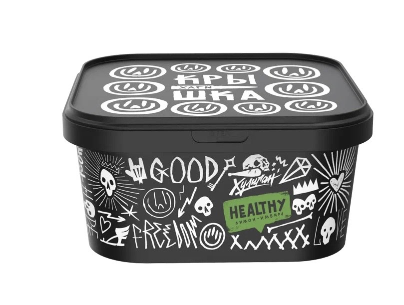 Табак для кальяна - Хулиган - HEALTHY ( с ароматом лимон - имбирь ) - 200 г