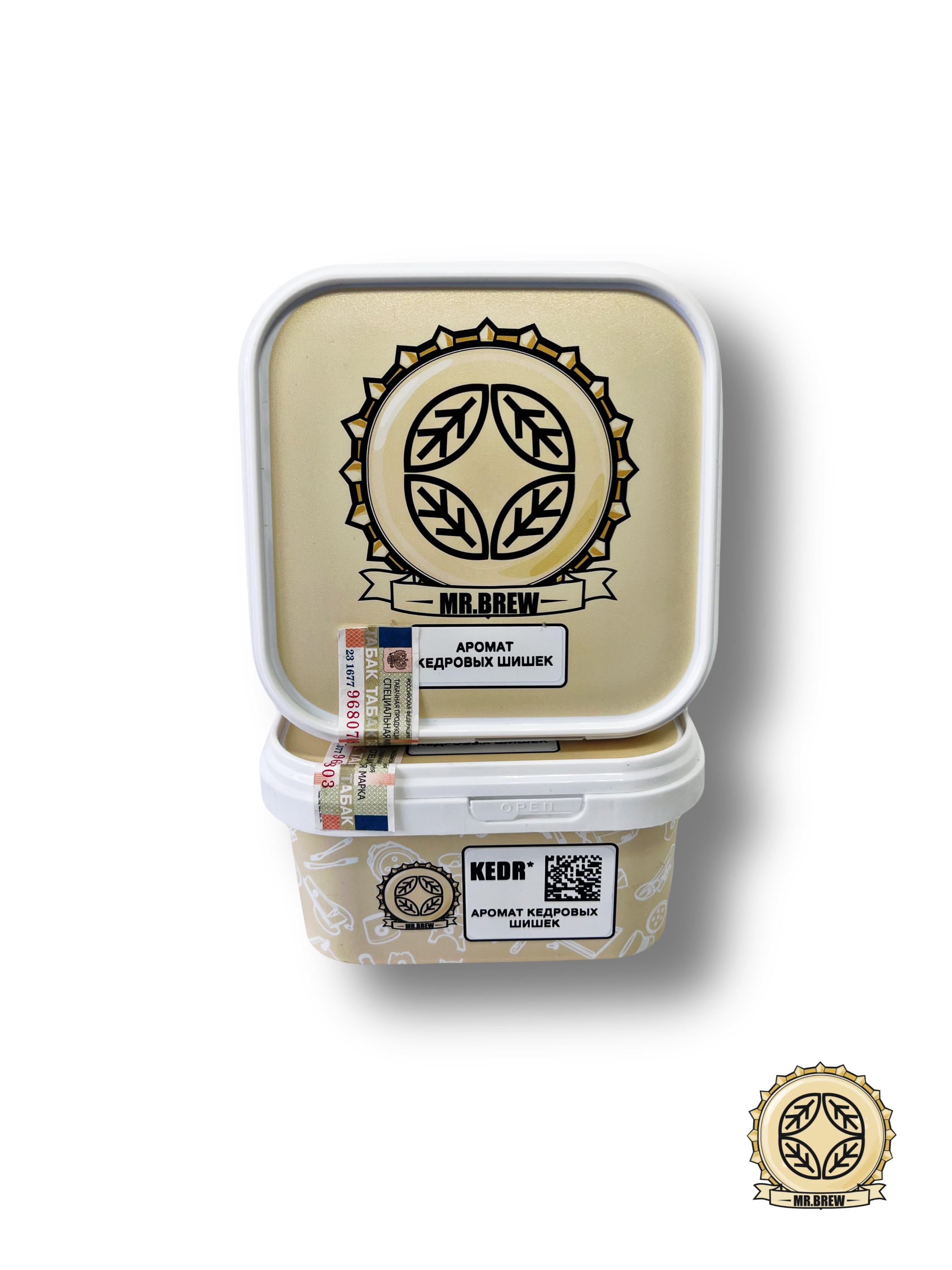 Табак для кальяна - MR. Brew - KEDR - ( с ароматом КЕДР ) - 200 г