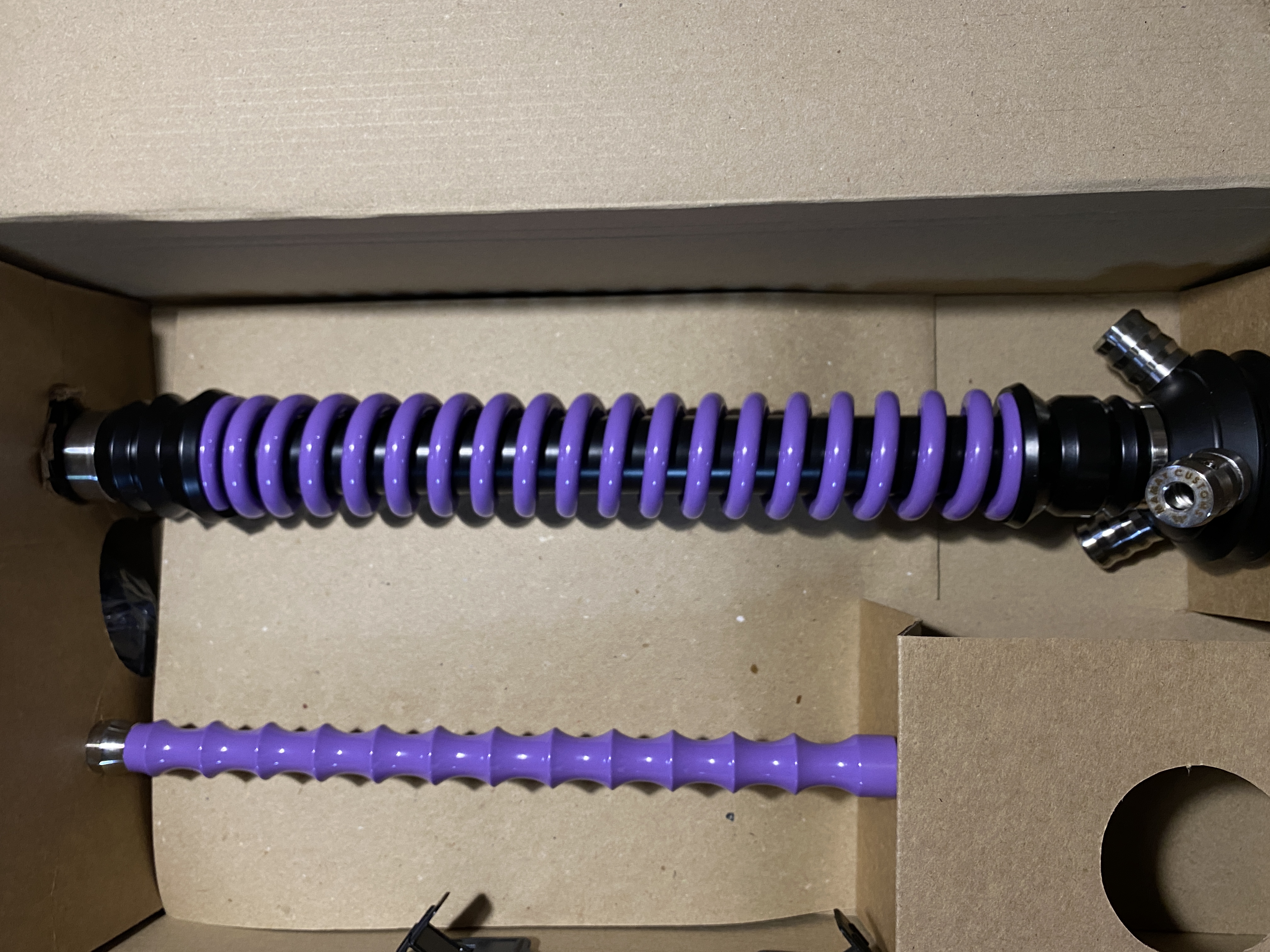 Кальян - Mamay - Coilovers - ( Черно - Сиреневый )