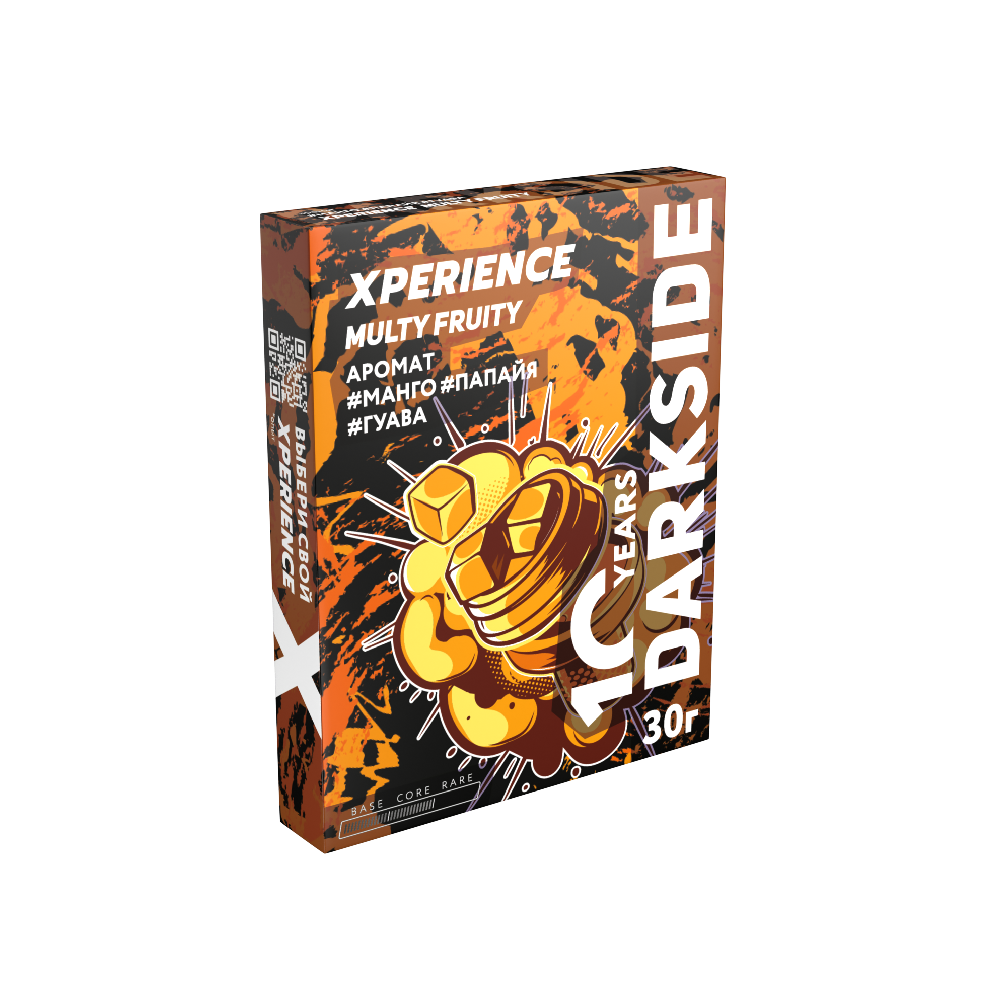 Табак для кальяна - Darkside Xperience - Multy Fruity ( с ароматом манго папайя гуава ) - 30 г