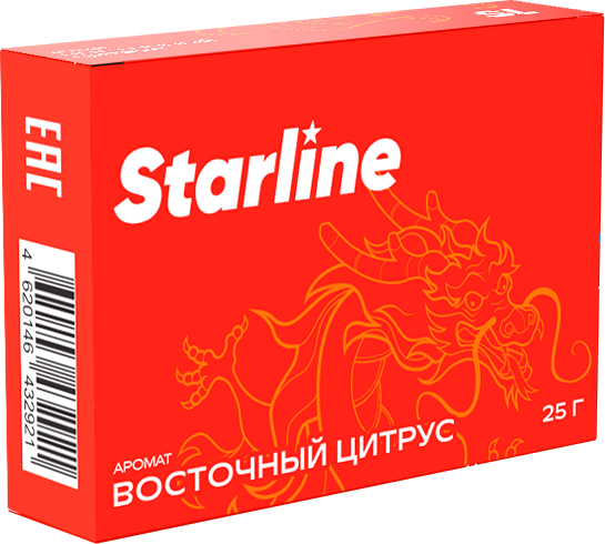 Табак для кальяна - Starline - Восточный цитрус ( с ароматом кумкват ) - 25 г