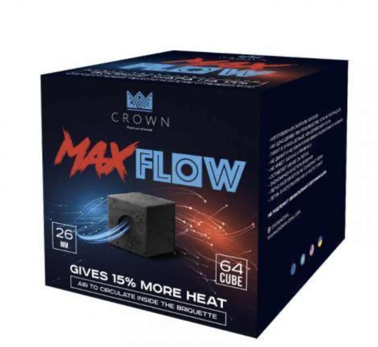 Уголь - Crown - Max Flow 26 мм - 1 кг