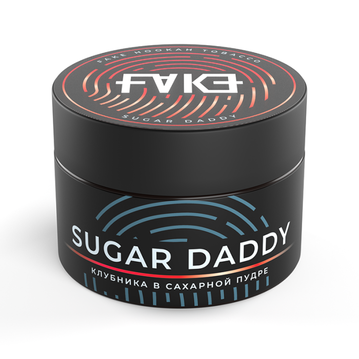 Табак для кальяна - FAKE - Sugar Daddy ( с ароматом Клубника в сахарной пудре ) - 40 г