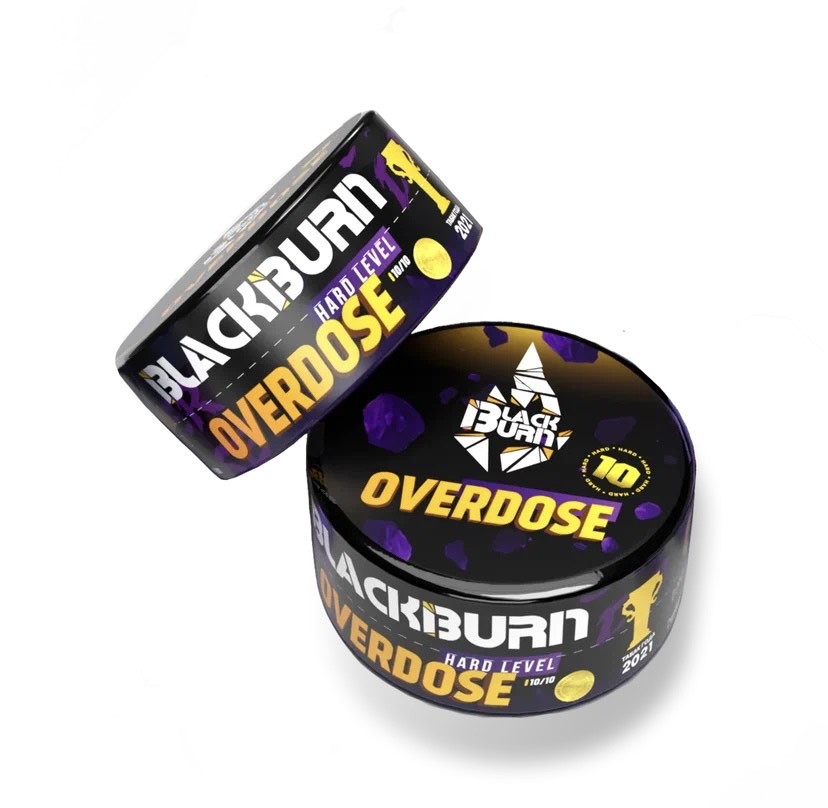 Табак для кальяна - BlackBurn - Overdose - ( с ароматом лимон лайм ) - 25 г