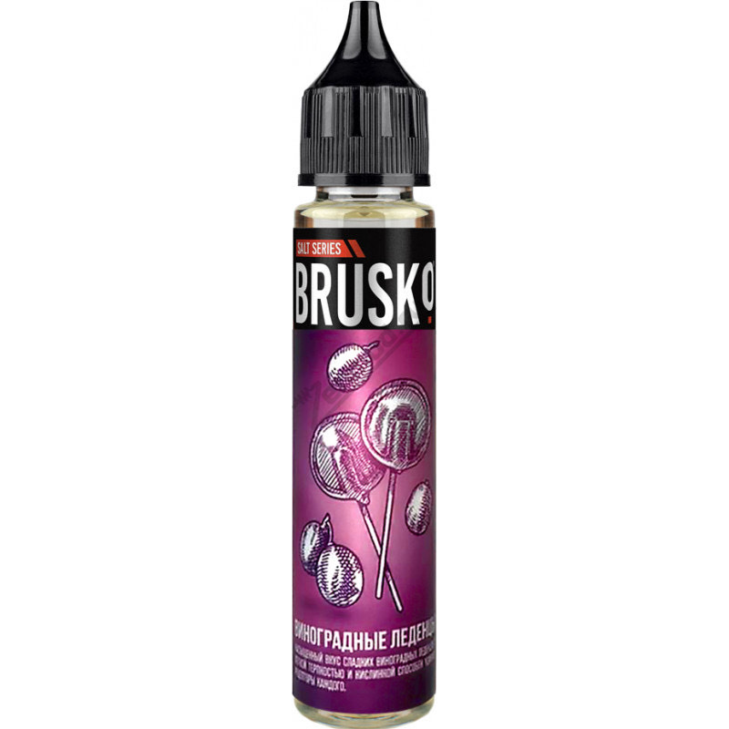 Жидкость - Brusko - Salt 50 - Виноградные леденцы - 30 ml