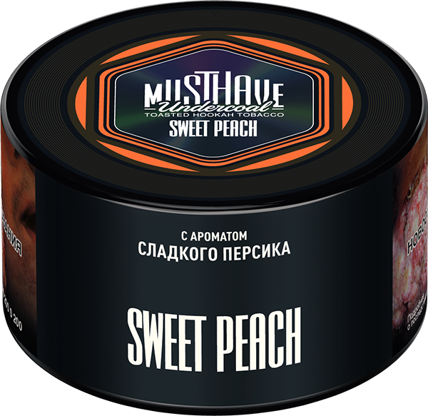 Табак для кальяна - Must Have - SWEET PEACH ( с ароматом персика ) - 250 г (Новая фасовка)