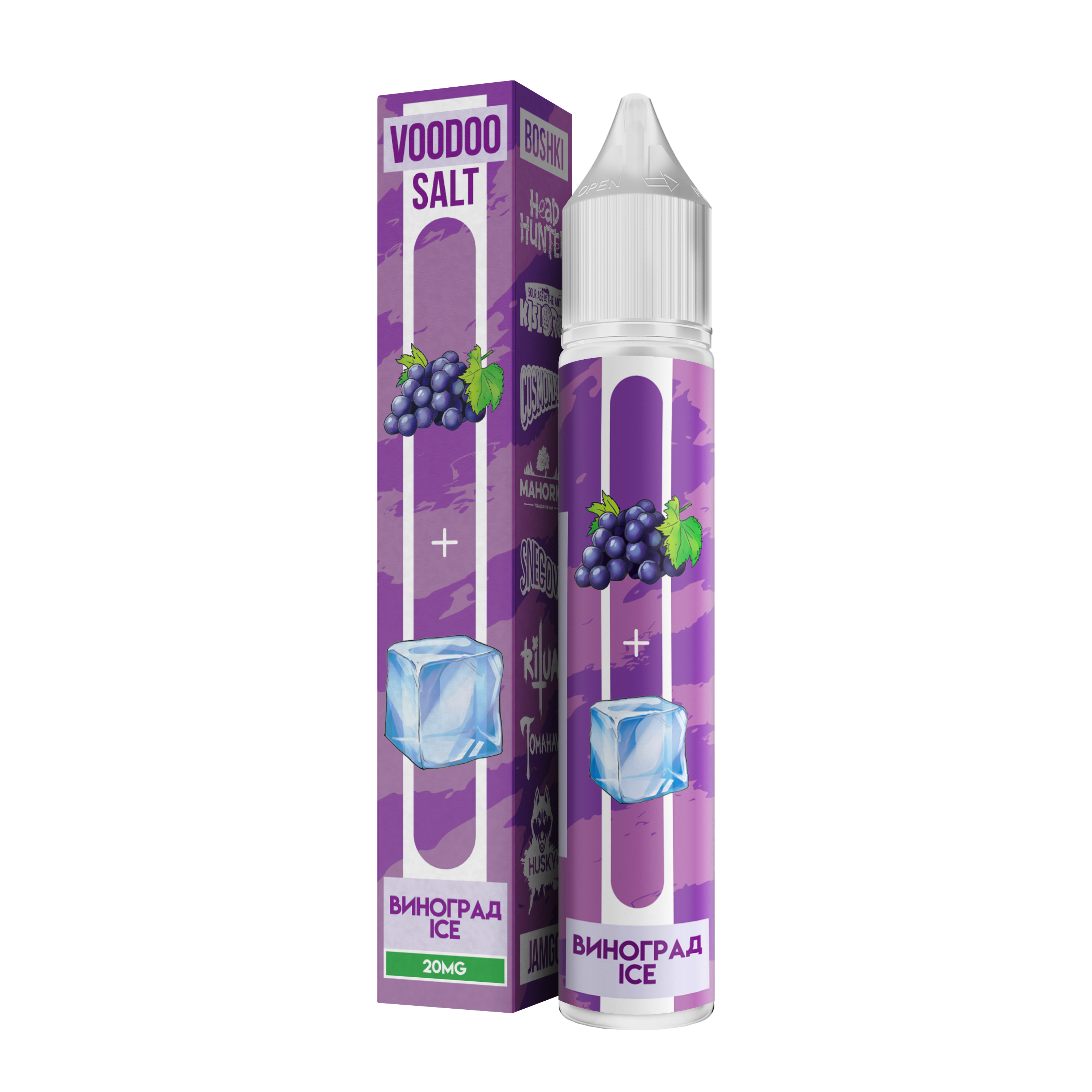 Жидкость - Voodoo - Виноград Ice - strong - 30 ml