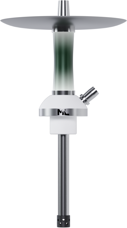 Кальян - ML Clan - Trip - White Gradient Pearl Green