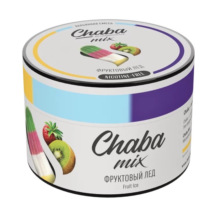 Бестабачная смесь для кальяна - Chaba - Fruit Ice ( с ароматом фруктовый лед ) - 50 г