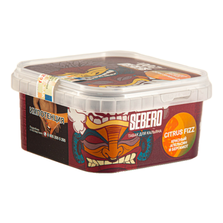 Табак для кальяна - Sebero - CITRUS FIZZ( с ароматом красный апельсин и бергамот ) - 200 г