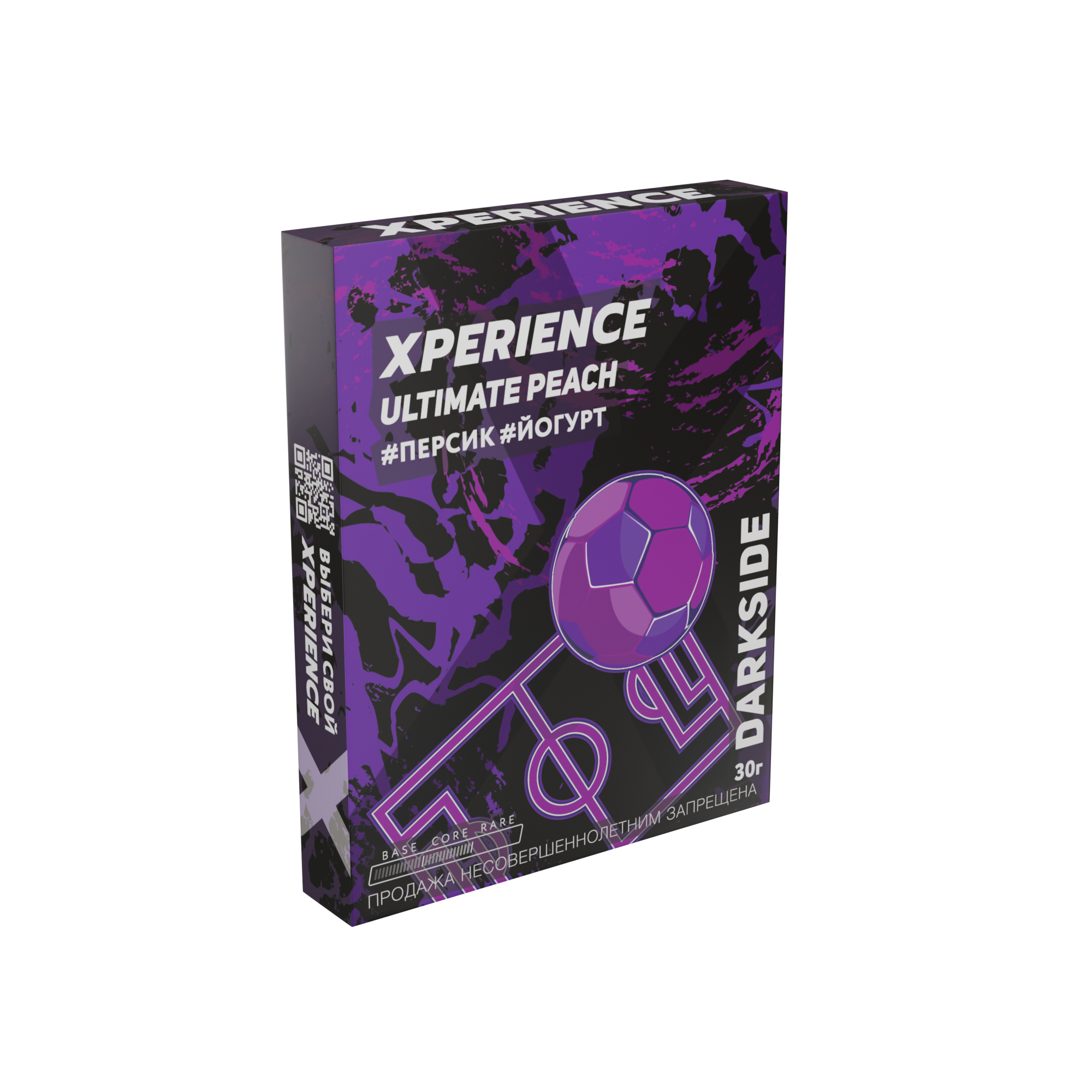 Табак для кальяна - Darkside Xperience - Ultimate peach ( с ароматом йогурта с персиковым джемом ) - 30 г