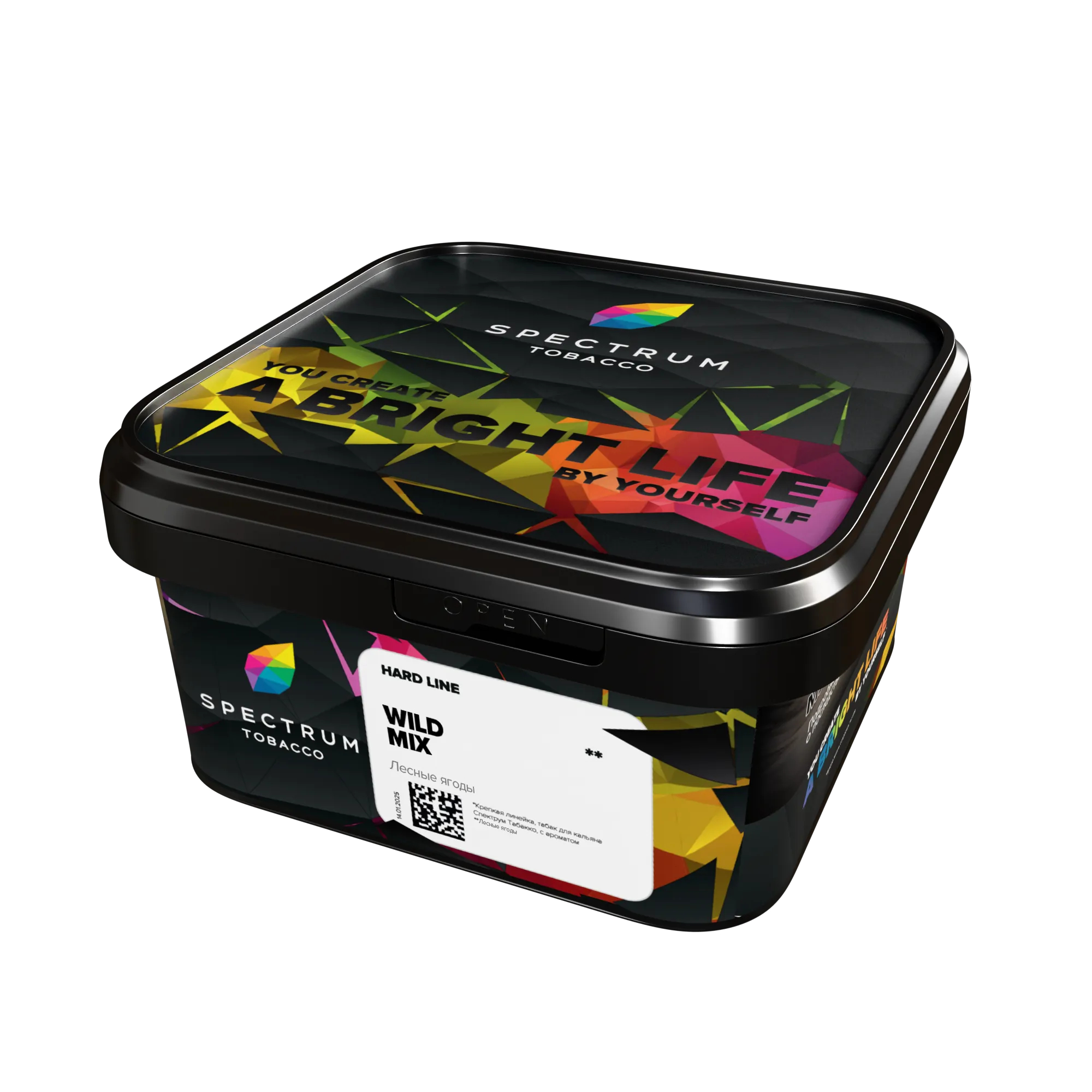 Табак для кальяна - SPECTRUM - WILD MIX ( с ароматом лесные ягоды ) - 200 г - HARD LINE