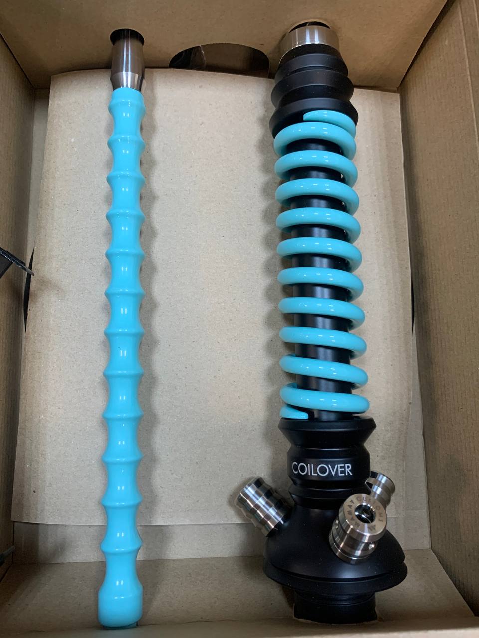 Кальян - Mamay - Coilovers Mini - ( Черная шахта  - Мята спираль ) 2.13