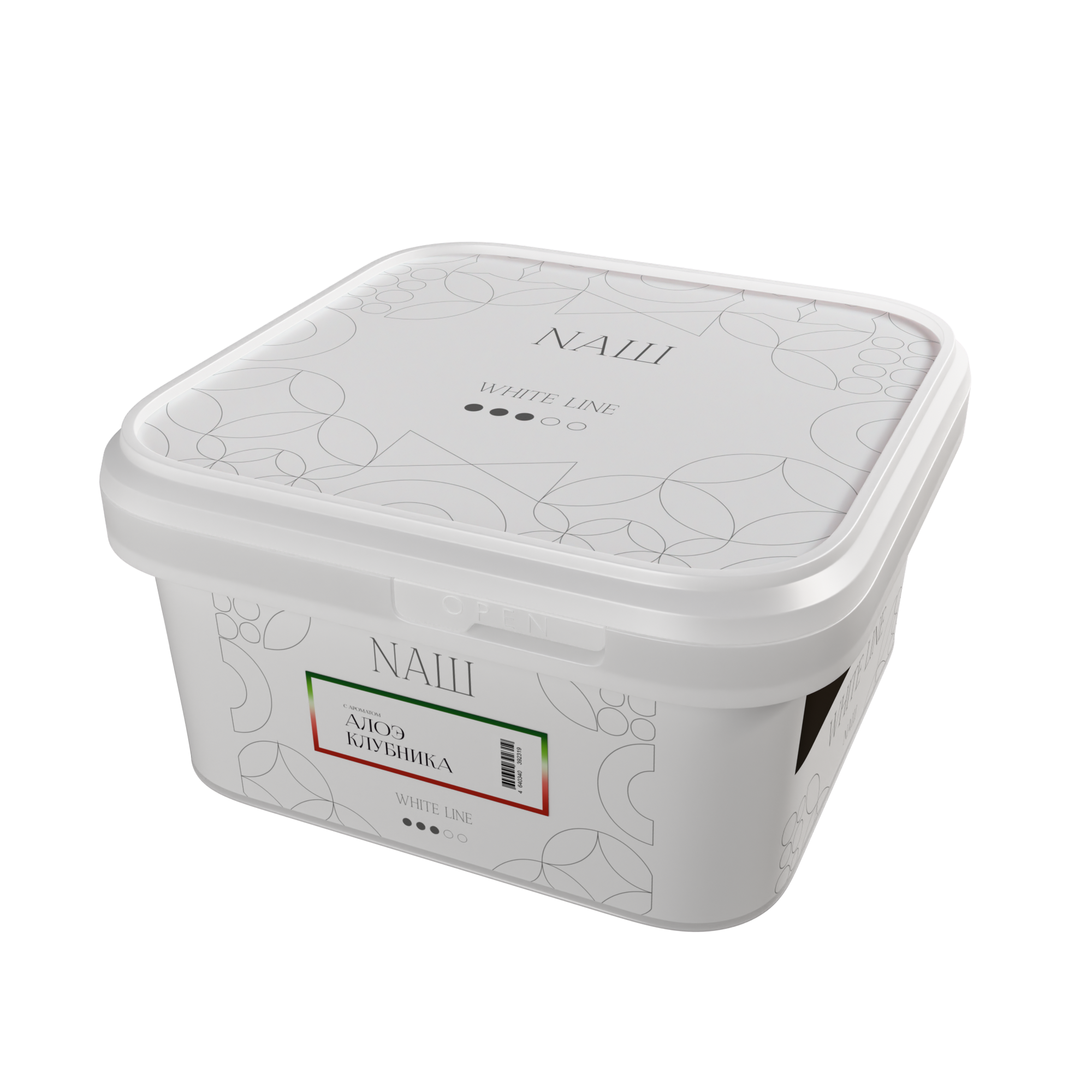 Табак для кальяна - NAШ - АЛОЭ КЛУБНИКА ( с ароматом алоэ-клубника ) - 200 г