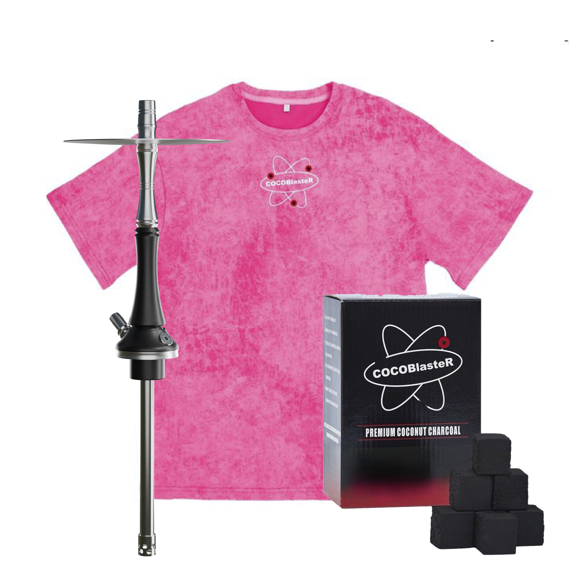 PROMO - COCOBLASTER уголь - BIG - за покупку 100 кг угля  = В подарок Кальян Don Aesthetic