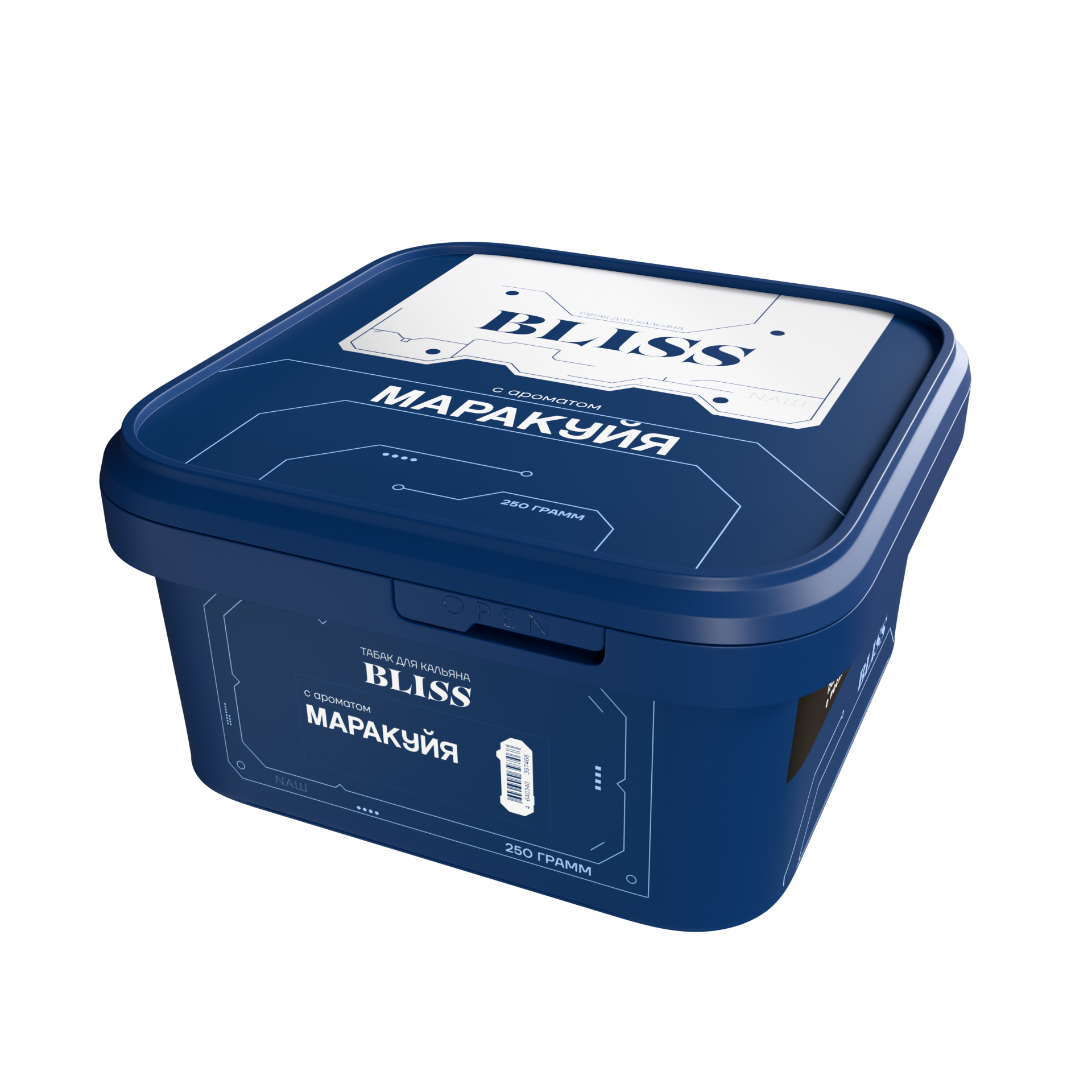 New - Табак для кальяна - Bliss - МАРАКУЙЯ ( с ароматом маракуйя ) - контейнер 250 г