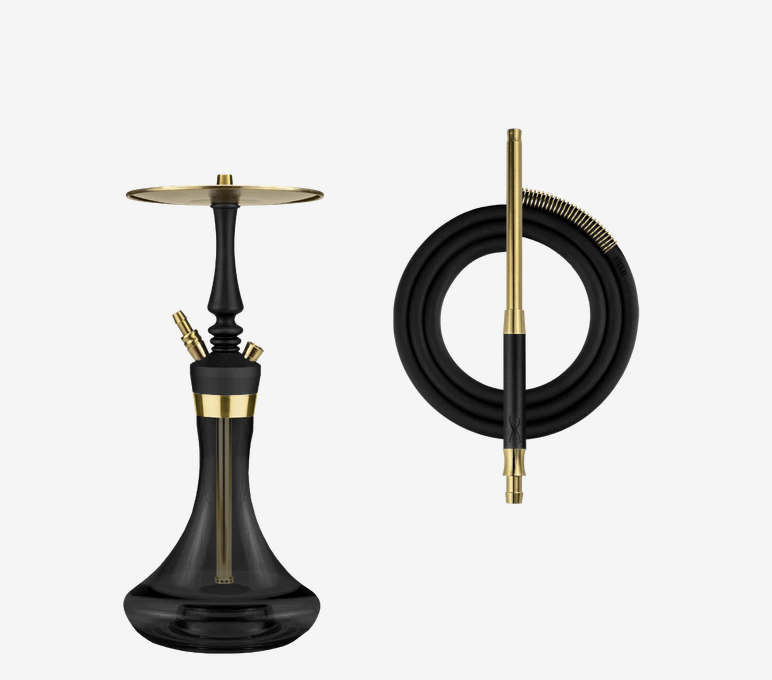 Кальян - Hoob - Mars Pro Mini  - Black ( Gold ) - без колбы