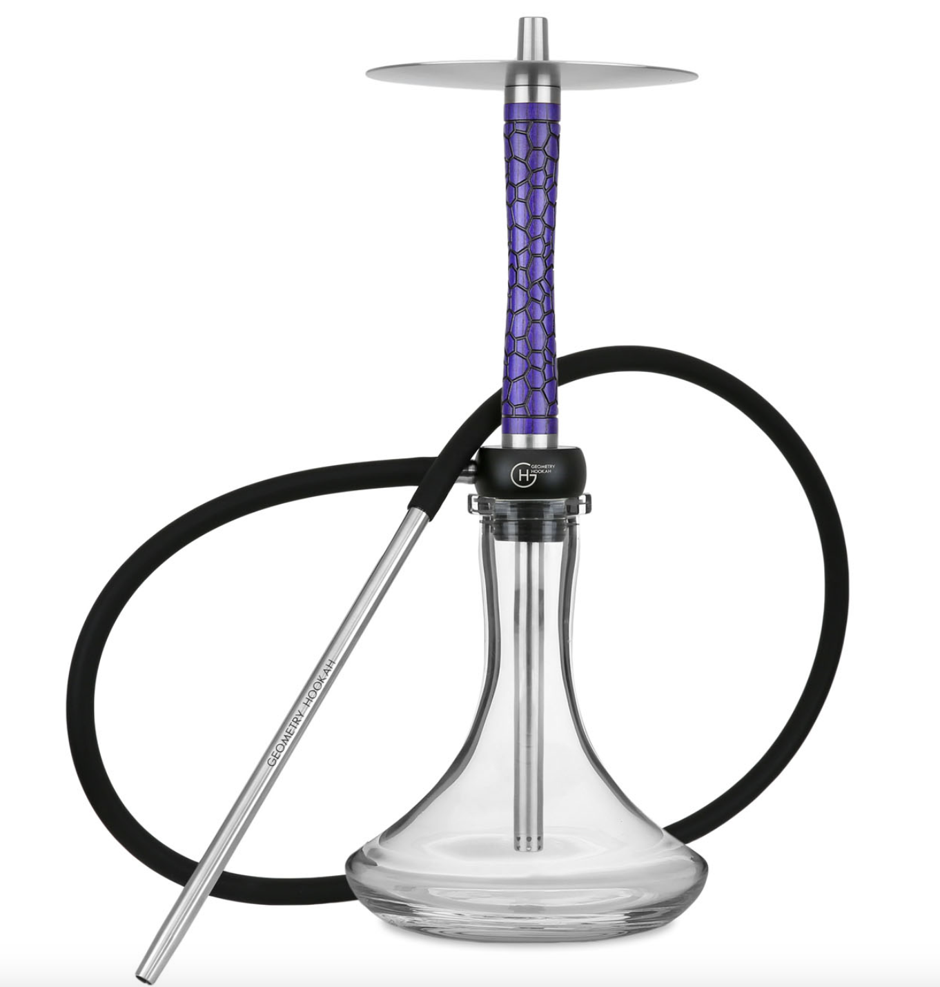 Кальян - Geometry - Little Bro - Stone ( Фиолетовый )