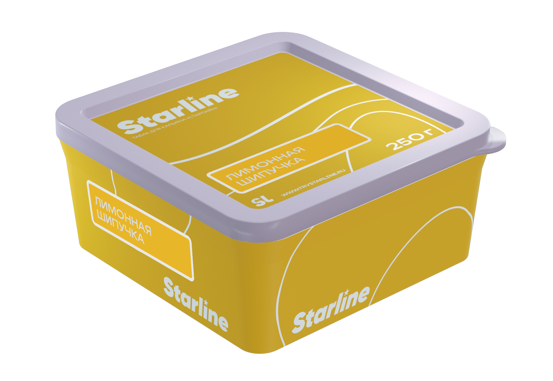 Табак для кальяна - Starline - ЛИМОННАЯ ШИПУЧКА ( с ароматом лимонной шипучки ) - 250 г