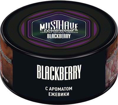 Табак для кальяна - Must Have - Blackberry ( с ароматом ежевика ) - small size - 25 г
