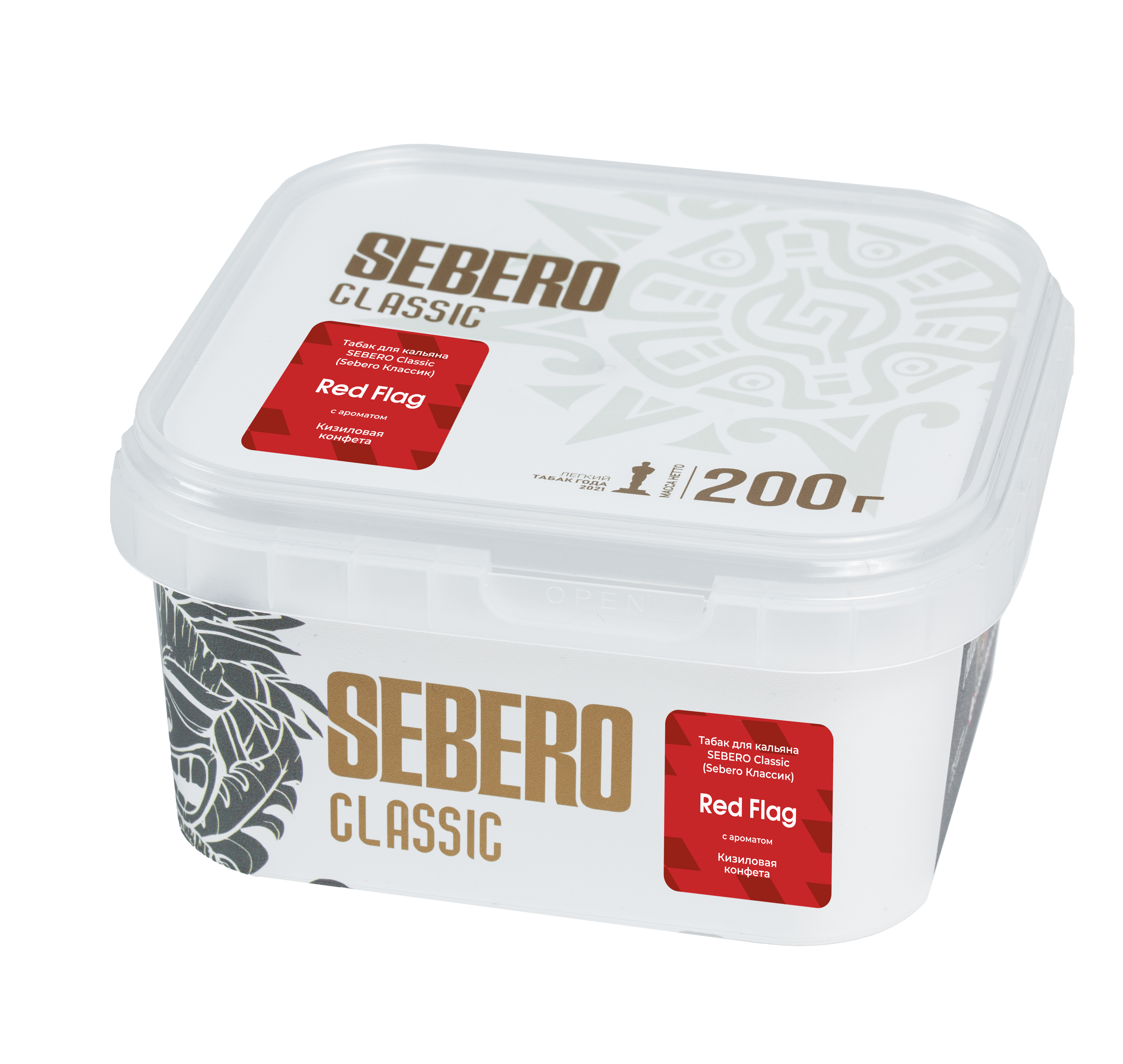 Табак для кальяна - Sebero - RED FLAG ( с ароматом кизиловая конфета ) - 200 г
