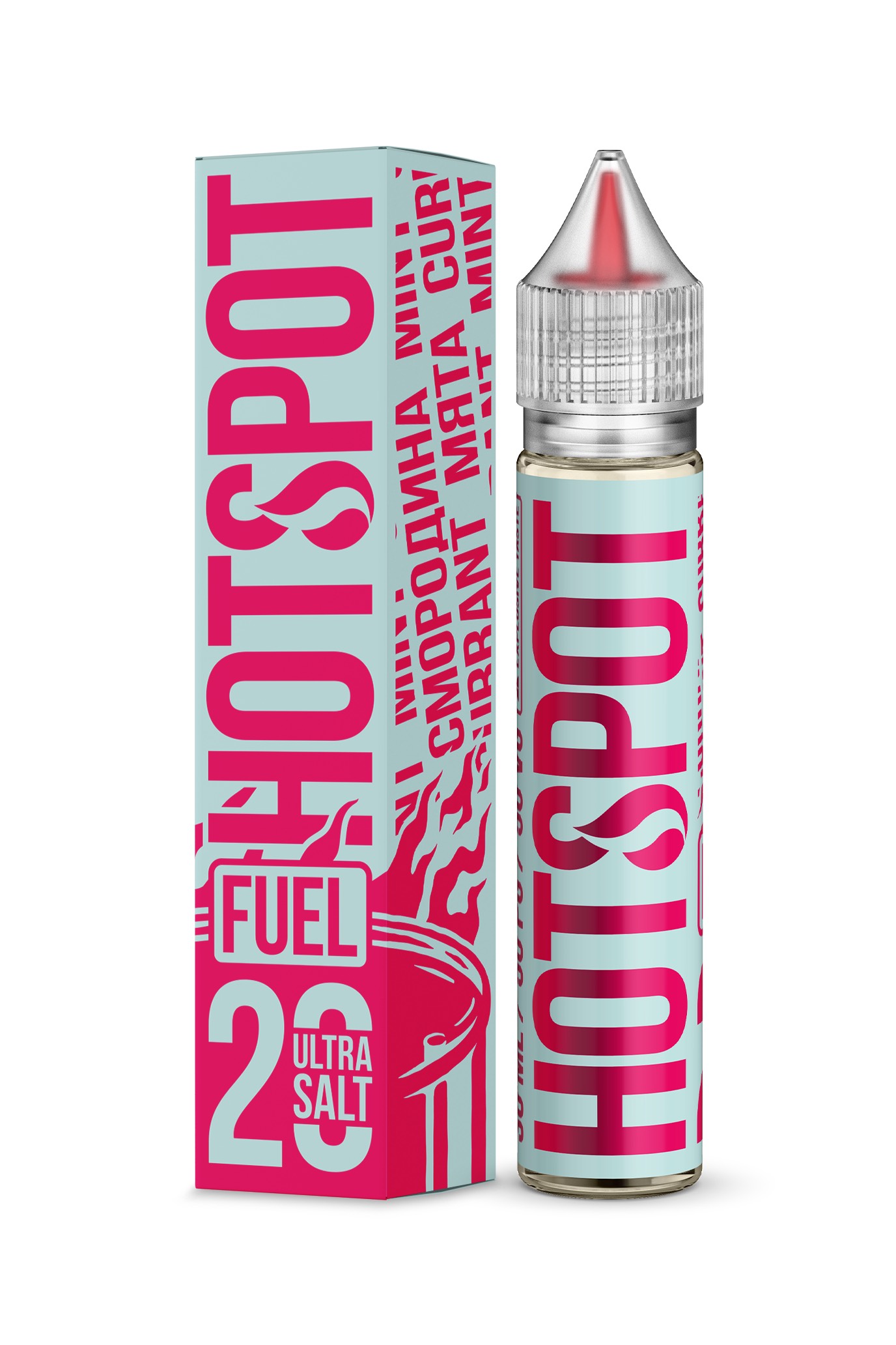 Жидкость - Hotspot Fuel - Ultra S - Currant Mint - 30 ml