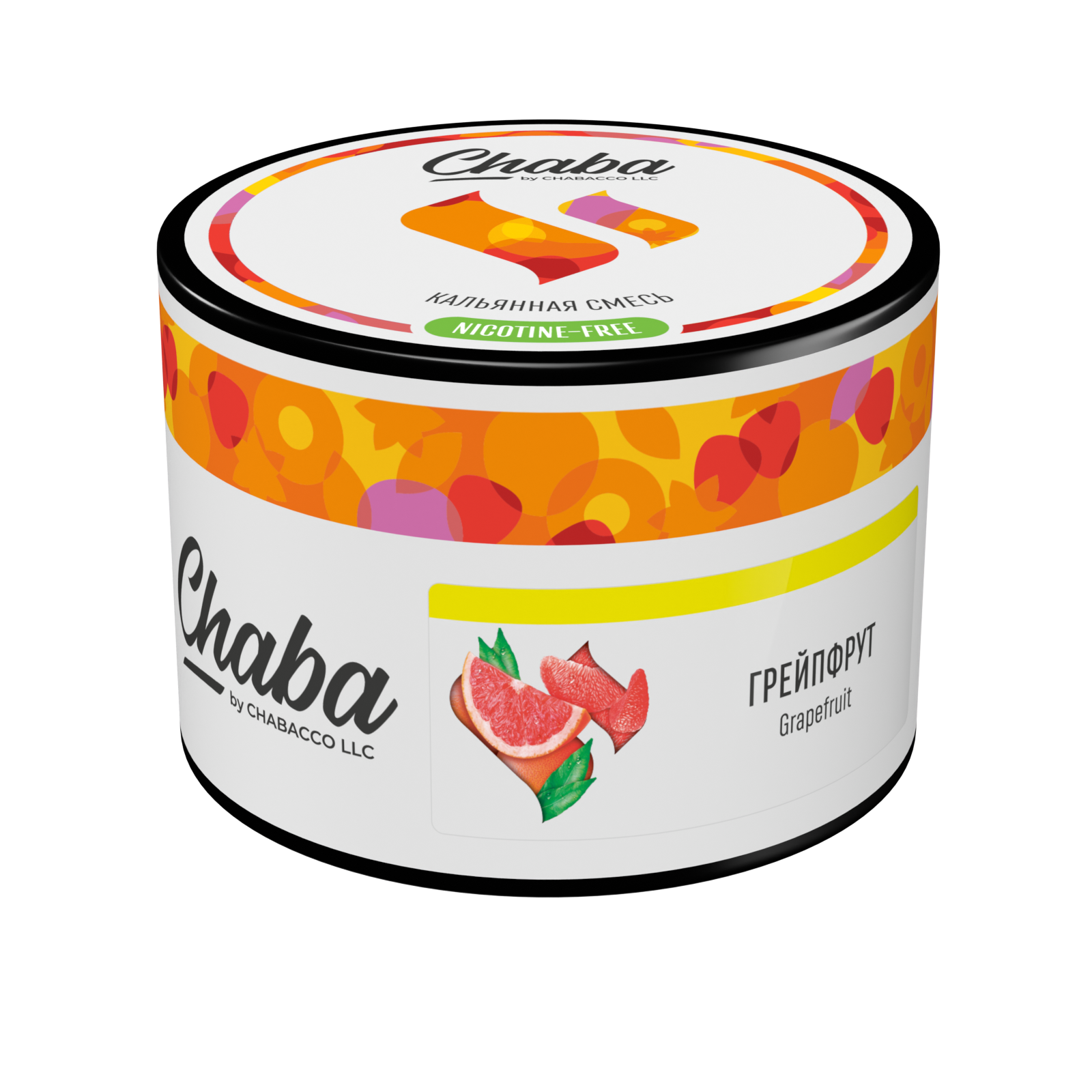 Бестабачная смесь для кальяна - Chaba - Grapefruit ( с ароматом грейпфрут ) - 40 г