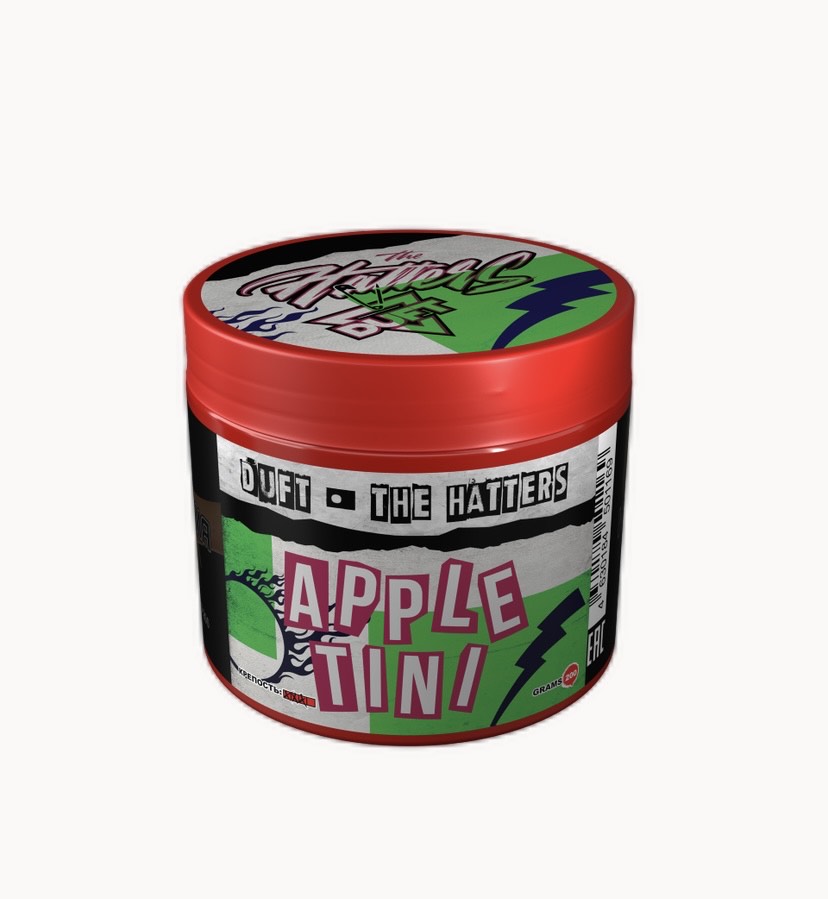 Табак для кальяна - Duft SPIRITS x THE HATTERS - APPLETINI ( с ароматом бренди, лимон, яблоко ) - 200 г