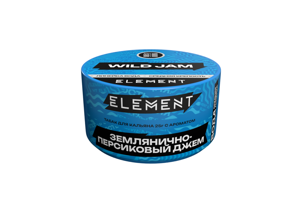 Табак для кальяна - (Oбн.) Element Water - Wild Jam ( с ароматом землянично-персиковый джем ) - 25 г