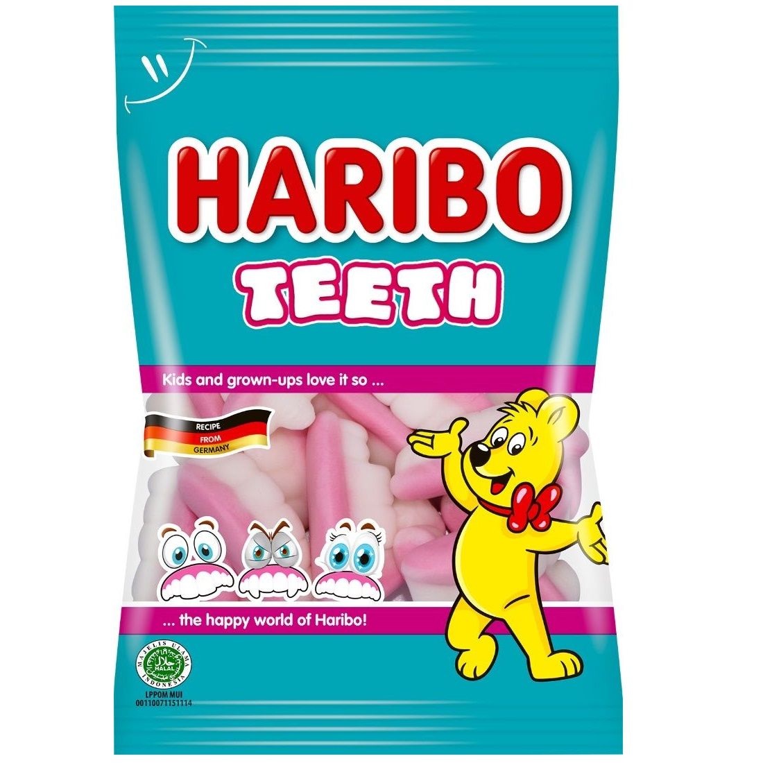 Мармелад жевательный Haribo - Teeth ( зубы ) - 80 гр (Турция)