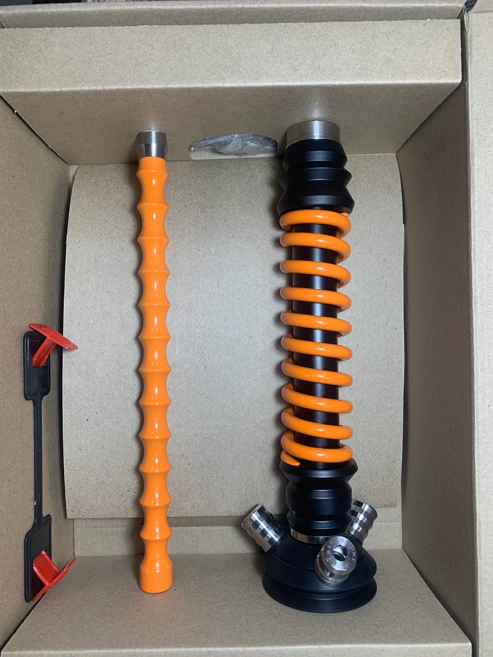 Кальян - Mamay - Coilovers Mini - ( Черная шахта  - оранжевая спираль )