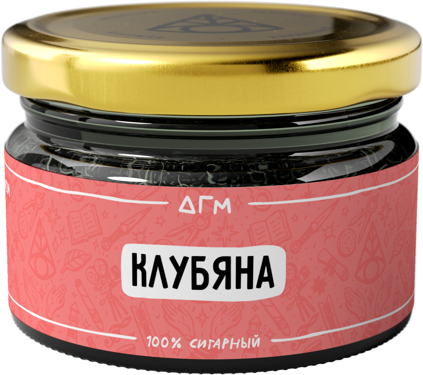 Табак для кальяна - Dogma - КЛУБЯНА ( с ароматом клубника ) - 80 г