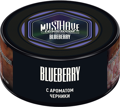 Табак для кальяна - Must Have - Blueberry ( с ароматом черника ) - small size - 25 г