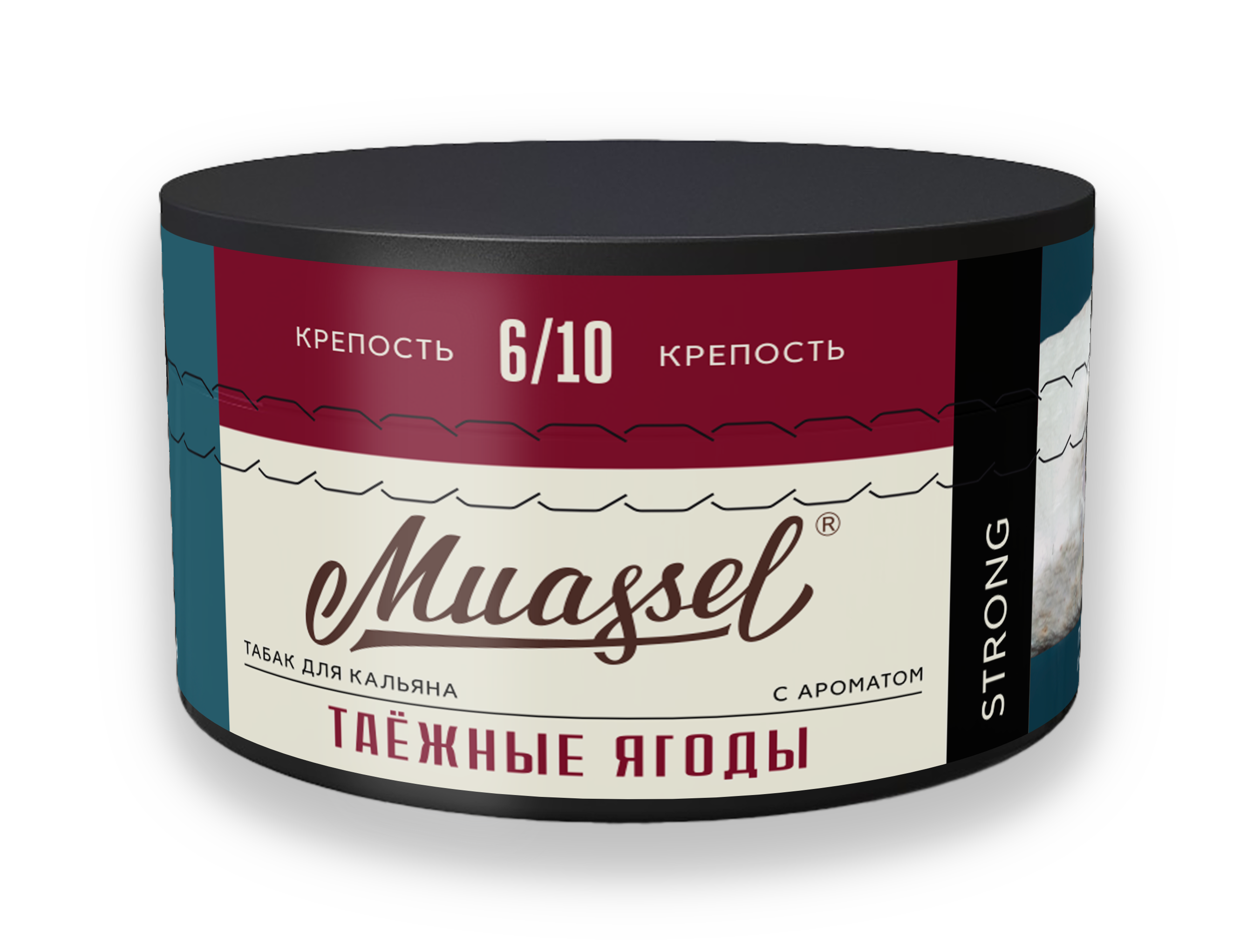 Табак для кальяна - Muassel Medium 4/10 - ТАЁЖНЫЕ ЯГОДЫ ( с ароматом таёжные ягоды ) - 200 г