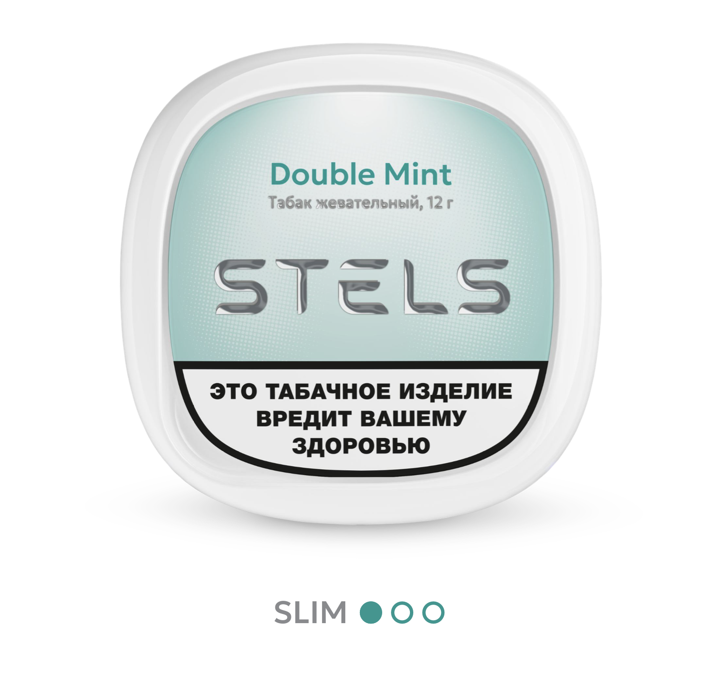 Жевательный табак - STELS by Plonq - SLIM Double Mint - 12 г