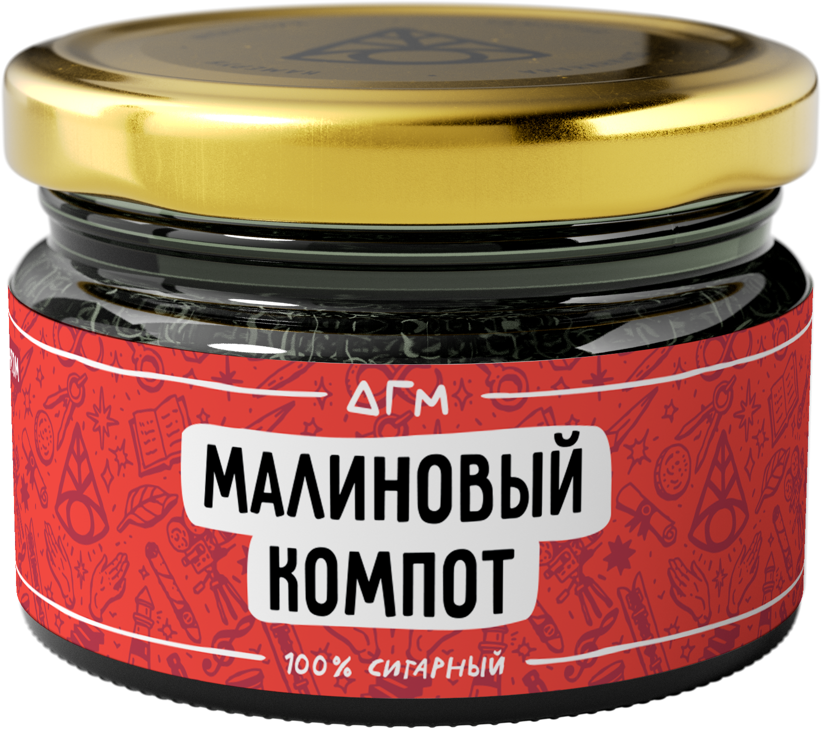 Табак для кальяна - Dogma - МАЛИНОВЫЙ КОМПОТ ( с ароматом малиновый компот ) - 80 г