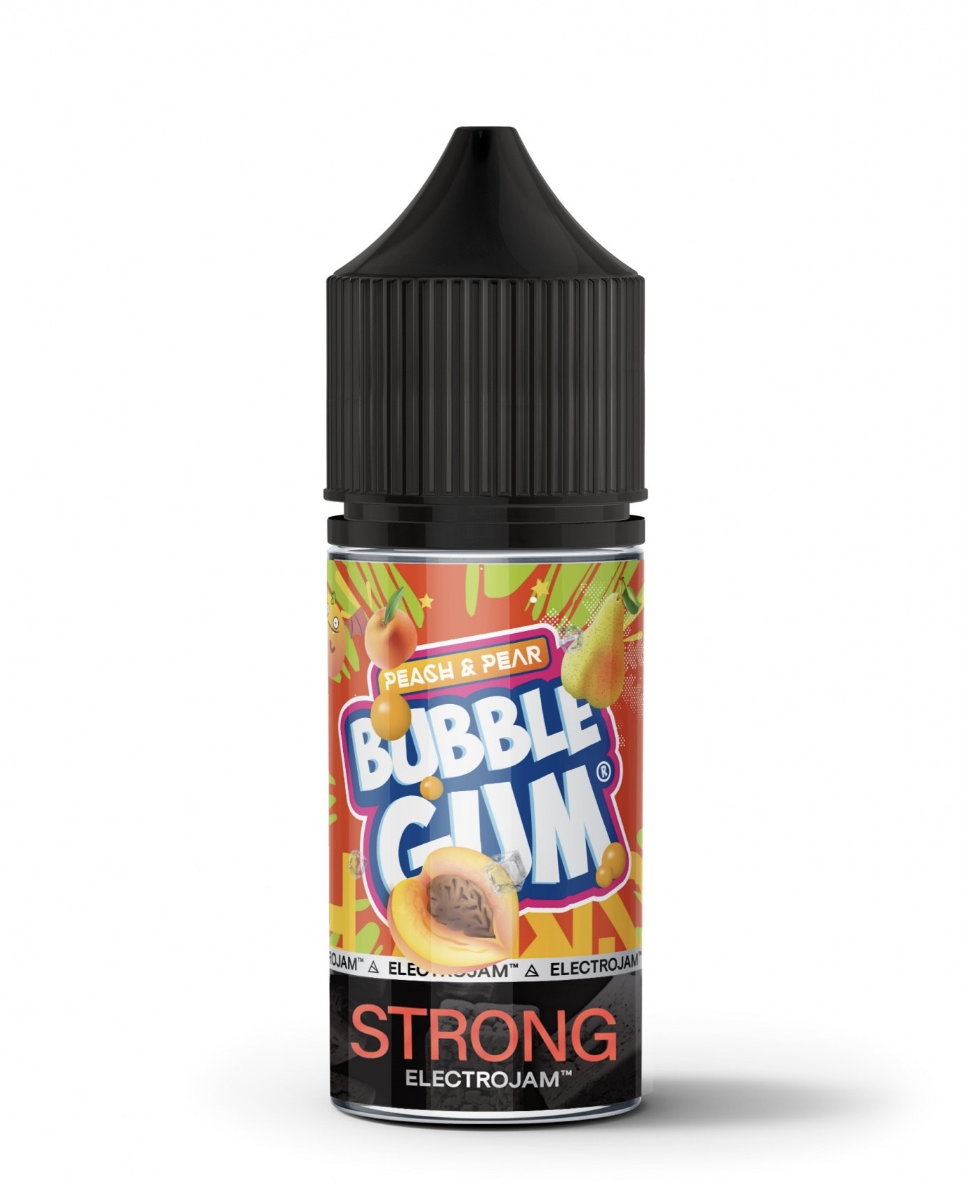 Жидкость - ElectroJam - Peach & Pear Bubblegum - salt 20 STRONG - 30 ml