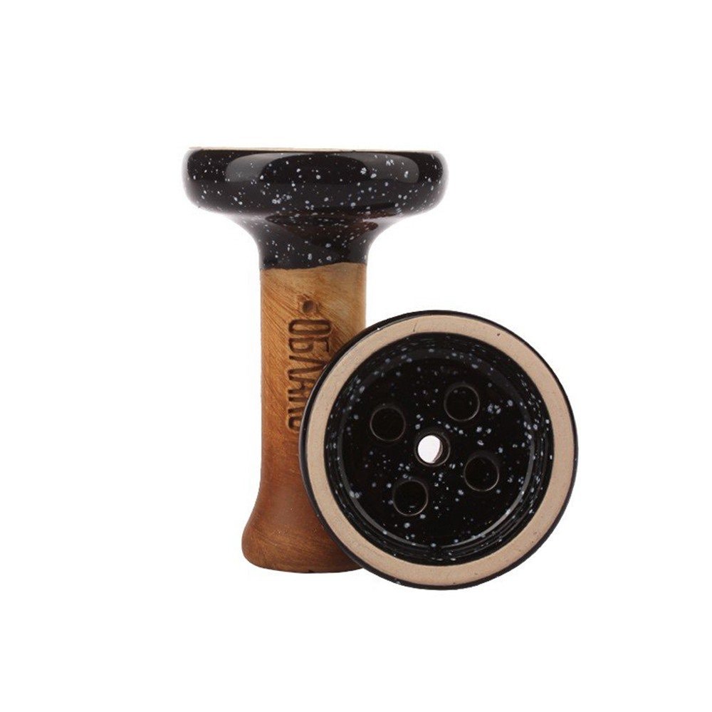 Чаша для кальяна - Облако - Black Glaze