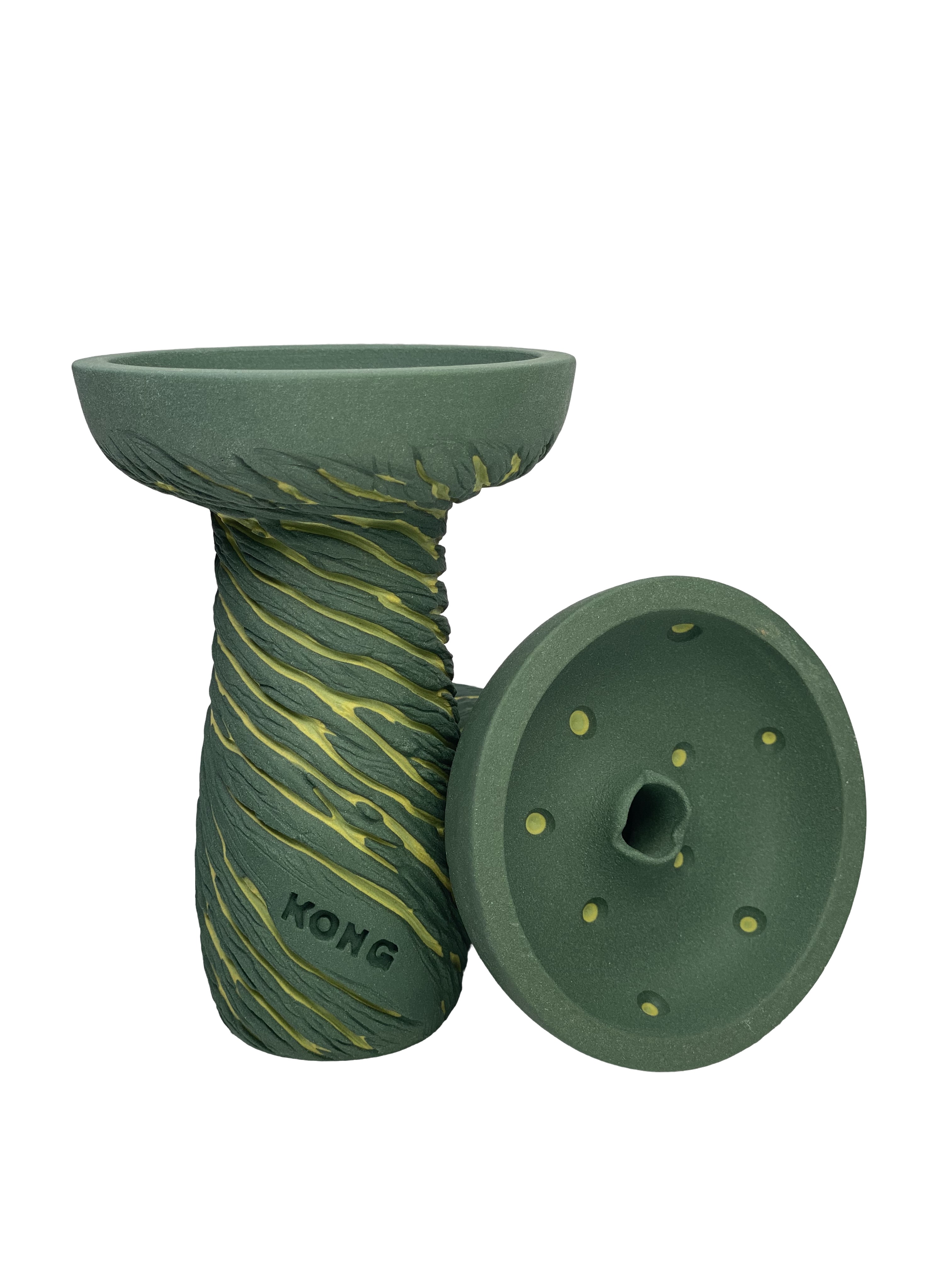 Чаша для кальяна - Kong - Phunnel Lava DEEP GREEN ( фанэл )