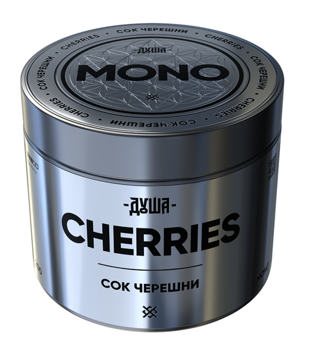 Табак для кальяна - Душа Mono - CHERRIES - ( c ароматом Сок черешни ) - 200 г