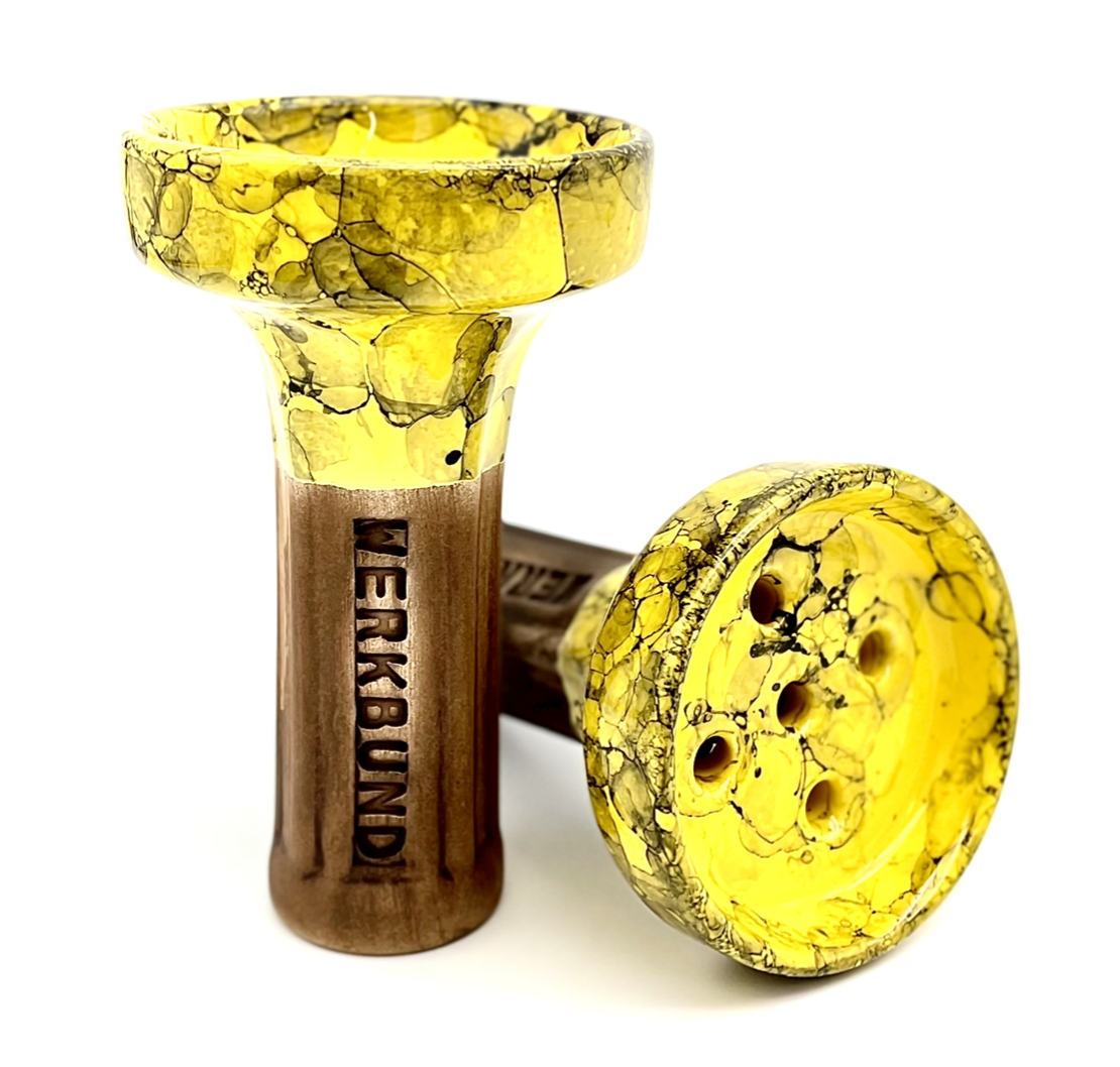 Чаша для кальяна - Werkbund ZEUS - Killer - Bubble Yellow Black ( убивашка )