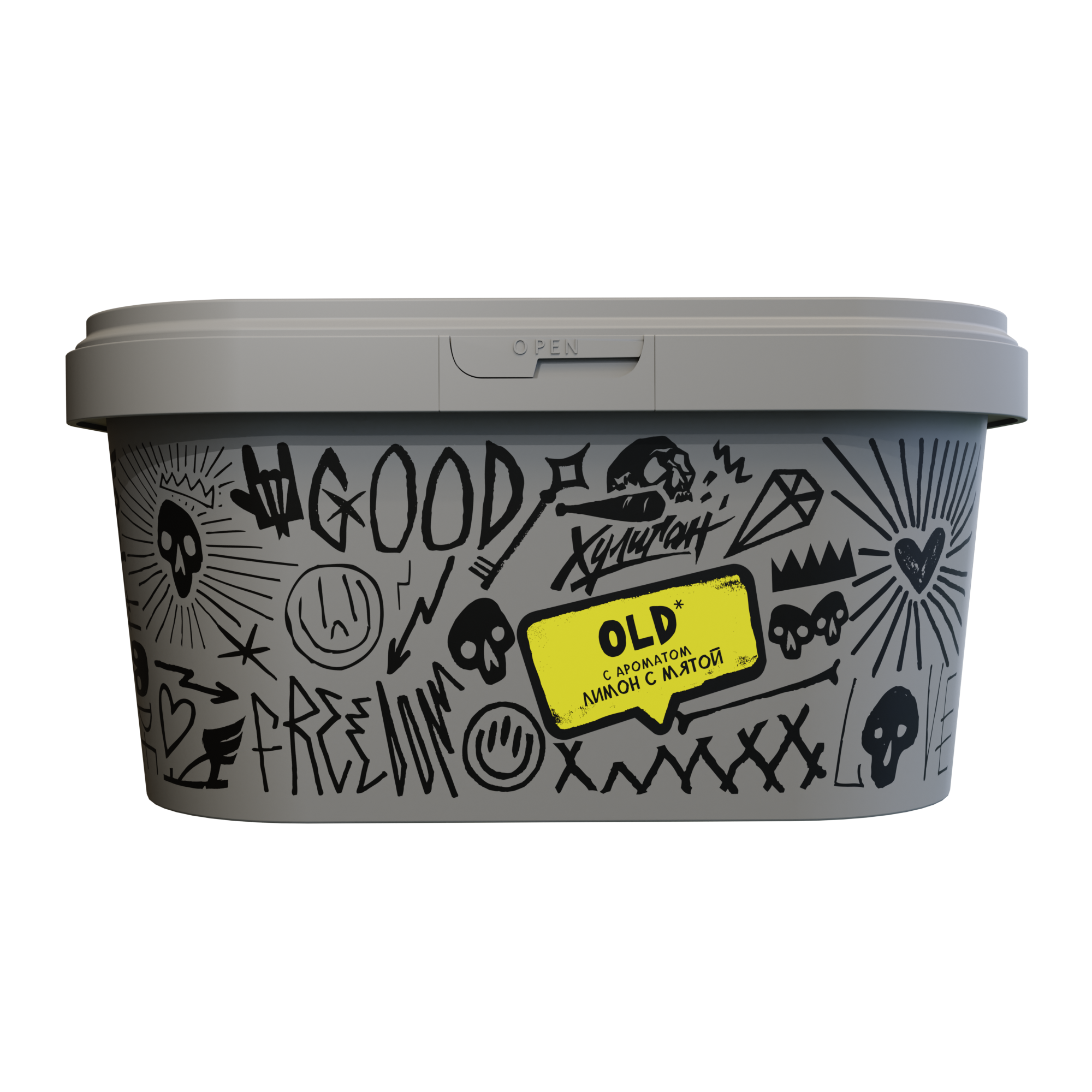 Табак для кальяна - Хулиган - OLD ( с ароматом лимон с мятой ) - 200 г