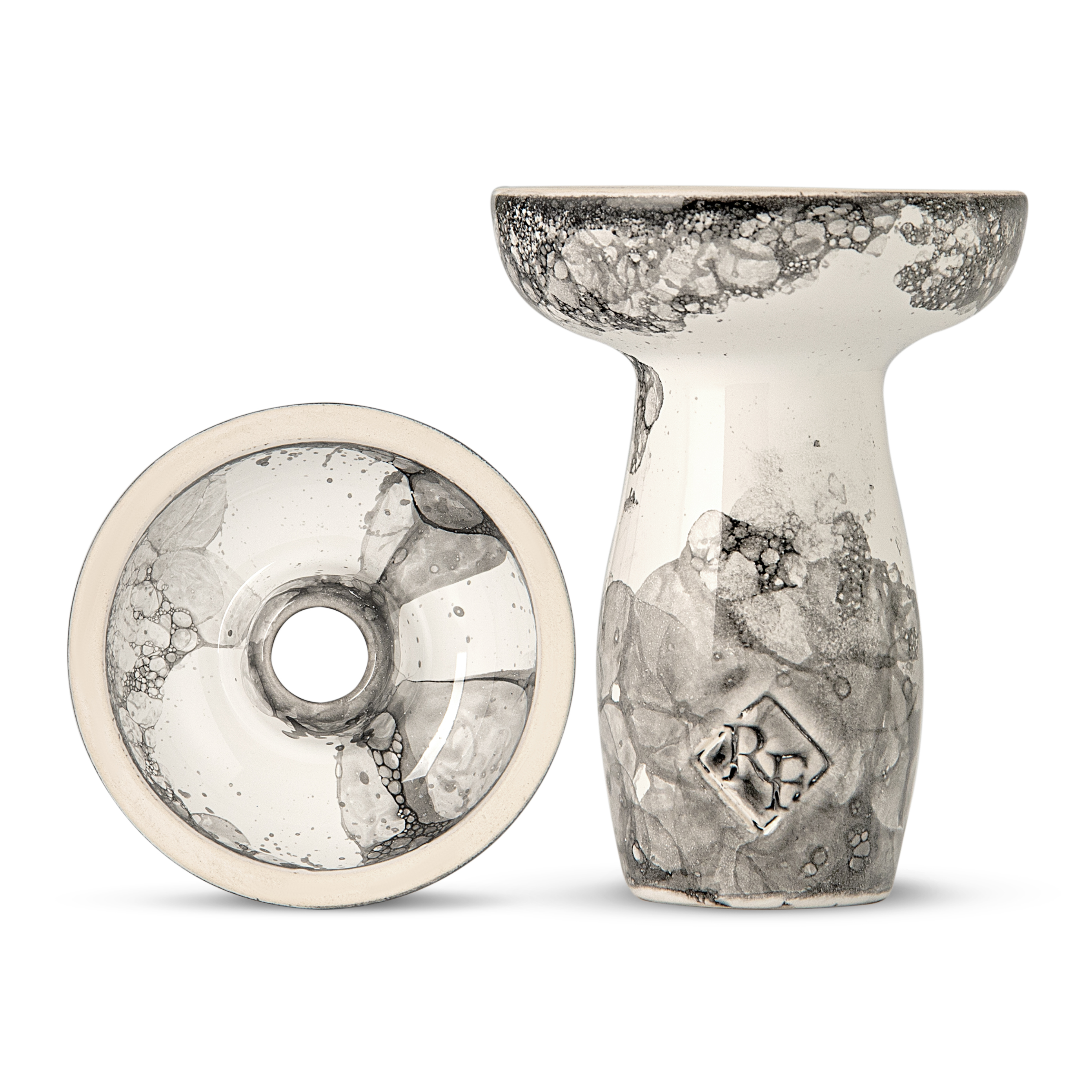 Чаша для кальяна - RF - Mushroom ( M ) - White ( фанэл )